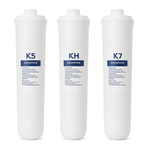 Zestaw 3 wymiennych wkładów Aquaphor Kryształ K5 KH K7