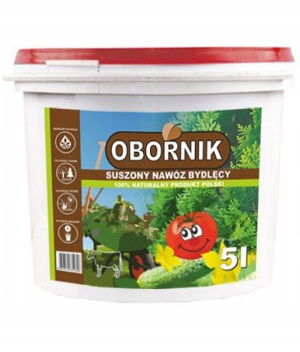 Nawóz naturalny obornik bydlęcy suszony 5L