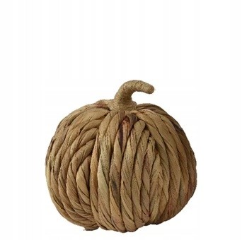 Figurka jesienna dynia halloween naturalna 18 cm 1szt