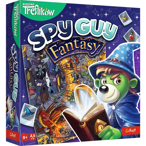 Gra planszowa rodzinna Spy Guy Fantasy detektywistyczna przygodowa Trefl
