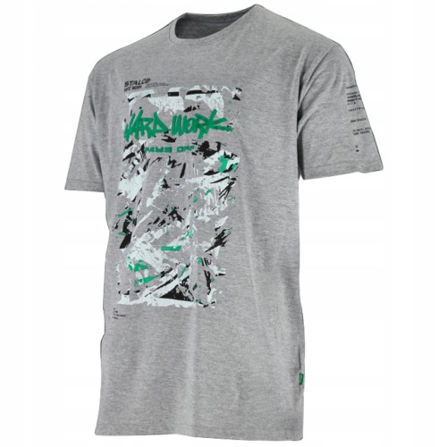 Koszulka męska robocza T-shirt Bono Painter szara L Stalco