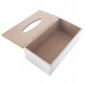 Pojemnik na chusteczki biały MDF dozownik do chusteczek 13,5x9 cm