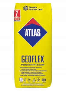 Klej żelowy wysokoelastyczny Atlas Geoflex C2TE 22,5 kg mrozoodporny