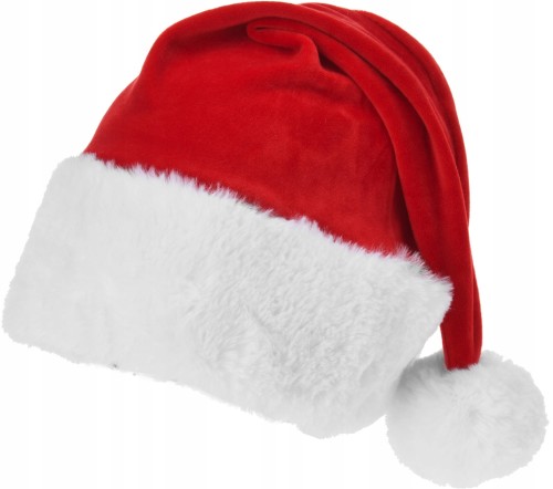 Czapka Świętego Mikołaja z pomponem 50cm