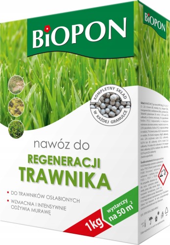 Nawóz granulat do regeneracji trawnika 1 kg 