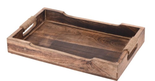 Taca do serwowania drzewo mangowca duża 45,5 ×29 ×6 cm 1szt