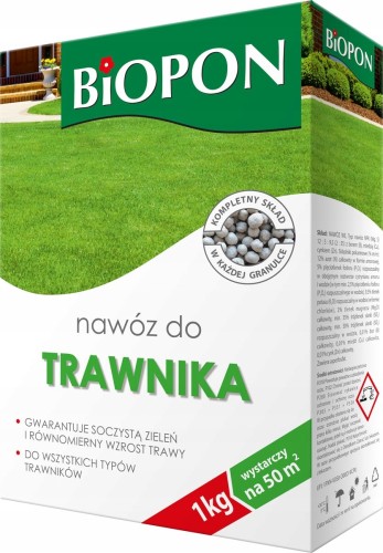 Nawóz do trawnika uniwersalny soczysta zieleń 1kg 