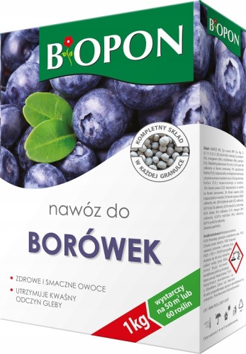 Nawóz granulowany do borówek kwaśne ph 1kg 
