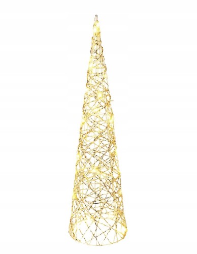 Figurka świąteczna choinka świetlna ciepły biały LED 60cm