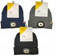 Czapka zimowa beanie rozmiar uniwersalny wbudowany LED 1szt