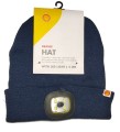 Czapka zimowa beanie rozmiar uniwersalny wbudowany LED 1szt