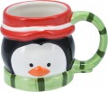 Kubek świąteczny ceramiczny malowane zdobienia 280 ml 1szt