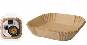 Zestaw 50 foremek papierowych wkładów do Air Fryer 16 x16 x4,5 cm