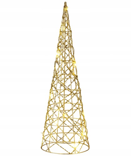 Figurka świąteczna choinka świetlna ciepły biały LED 40cm