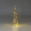 Figurka świąteczna choinka świetlna ciepły biały LED 40cm