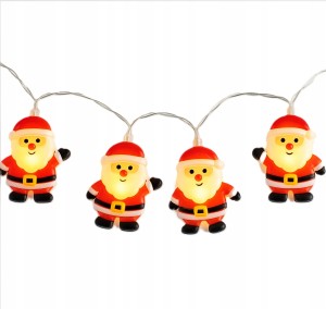 Lampki choinkowe łańcuch świetlny 20 LED 10cm 1szt