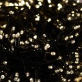 Lampki choinkowe solarny łańcuch świetlny ciepły biały 400 LED 24m