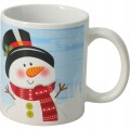 Kubek świąteczny ceramiczny z uchem na kawę 325 ml 1szt