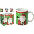 Kubek świąteczny ceramiczny z uchem na kawę 325 ml 1szt