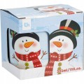 Kubek świąteczny ceramiczny z uchem na kawę 325 ml 1szt