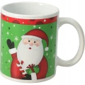 Kubek świąteczny ceramiczny z uchem na kawę 325 ml 1szt