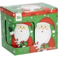 Kubek świąteczny ceramiczny z uchem na kawę 325 ml 1szt