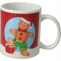 Kubek świąteczny ceramiczny z uchem na kawę 325 ml 1szt