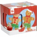 Kubek świąteczny ceramiczny z uchem na kawę 325 ml 1szt