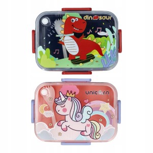 Lunchbox śniadaniówka dziecięca ze sztućcami 1 szt