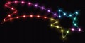 Kometa gwiazda świecąca 60 cm 35 LED RGB USB ozdoba okienna