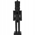 Figurka świąteczna Dziadek do orzechów drewniany czarny 38cm 1szt