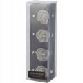 Zestaw 4 Pierścieni do serwetek srebrne glamour eleganckie 5cm