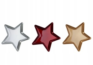 Patera talerz plastikowy w kształcie gwiazdy 31cm 1szt