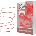 Lampki choinkowe na druciku kolorowe na baterie 30 diod LED 3m 1szt
