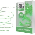 Lampki choinkowe na druciku kolorowe na baterie 30 diod LED 3m 1szt