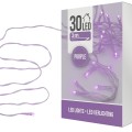 Lampki choinkowe na druciku kolorowe na baterie 30 diod LED 3m 1szt