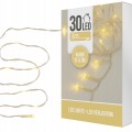 Lampki choinkowe na druciku kolorowe na baterie 30 diod LED 3m 1szt
