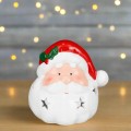 Świecznik ceramiczny tealight podgrzewacze świąteczny święty mikołaj 15cm