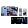 Lampki choinkowe sople 480 LED solarne z pilotem USB multikolor 16 m
