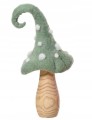Dekoracyjna figurka filcowa lisek na drewnie 25x1x31cm ozdoba jesienna