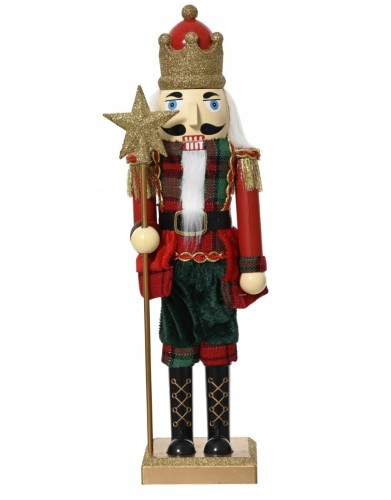 Figurka świąteczna Dziadek do orzechów plastikowy 41cm