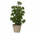 Figurka świąteczna mini choinka w doniczce tworzywo sztuczne 20cm 1szt