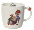 Kubek porcelanowy świąteczny czerwone ucho 300ml 1szt