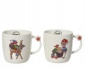 Kubek porcelanowy świąteczny czerwone ucho 300ml 1szt