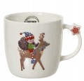 Kubek porcelanowy świąteczny czerwone ucho 300ml 1szt