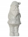 Figurka świąteczna Mikołaj dolomit szary 35cm 1szt