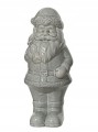 Figurka świąteczna Mikołaj dolomit szary 35cm 1szt