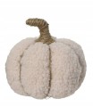 Figurka jesienna dynia halloween poliestrowa naturalna mała 13 cm 1szt