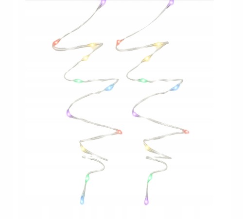 Lampki choinkowe kolorowe 240 LED 11,95m wewnętrzne zewnętrzne