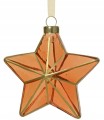 Bombka choinkowa szklana gwiazda przezroczysta 15x15,5cm 1szt